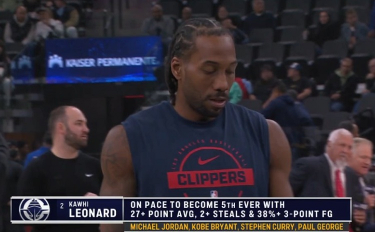NBA赛季场均至少27分2断&amp;三分命中率38%：乔科库PG 小卡冲击第5人